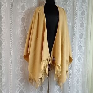 Vintage Sweater Poncho One Size